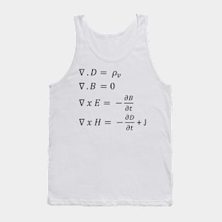 Maxwell's Equations Tank Top